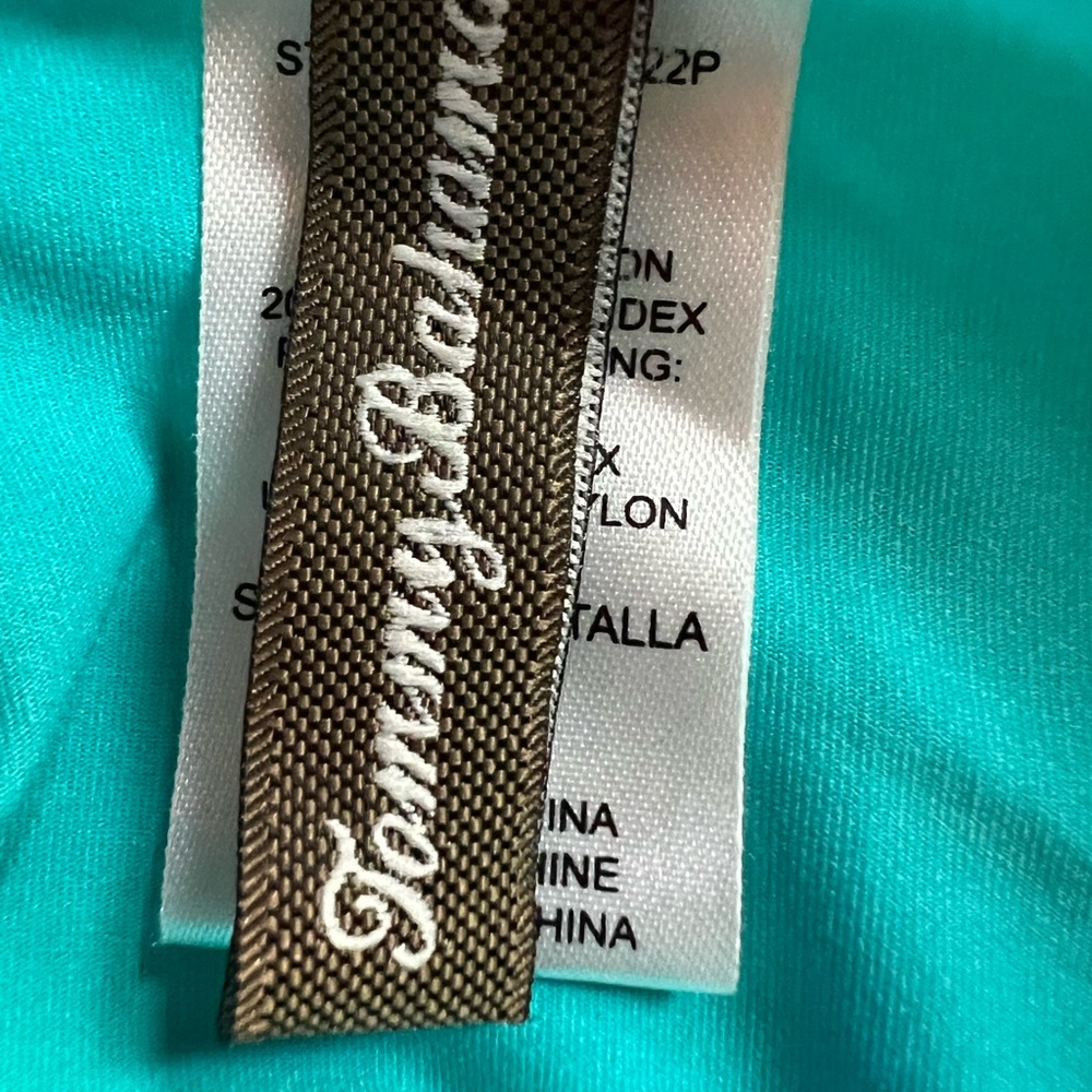 Tommy Bahama Women’s One Piece Suit, Turquoise, Size 10 - Picture 6 of 7